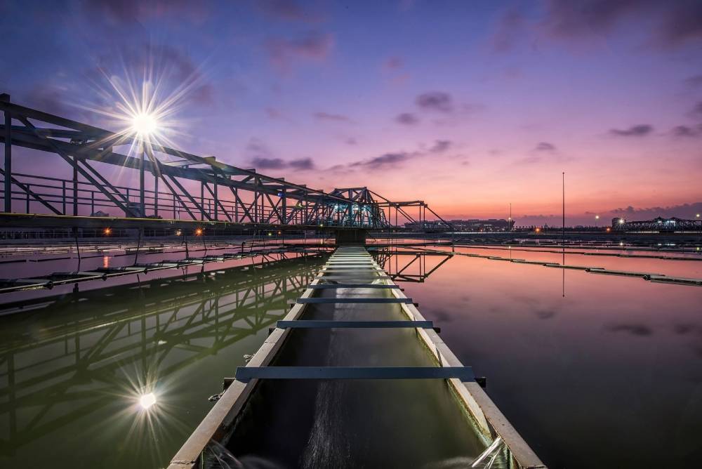 Water treatment plant process